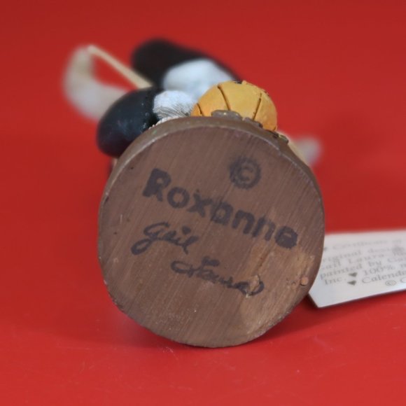 GAIL LAURA Roxanne Rabbit 1994 October Halloween Bear Calendar Figurine Signed - Picture 6 of 11